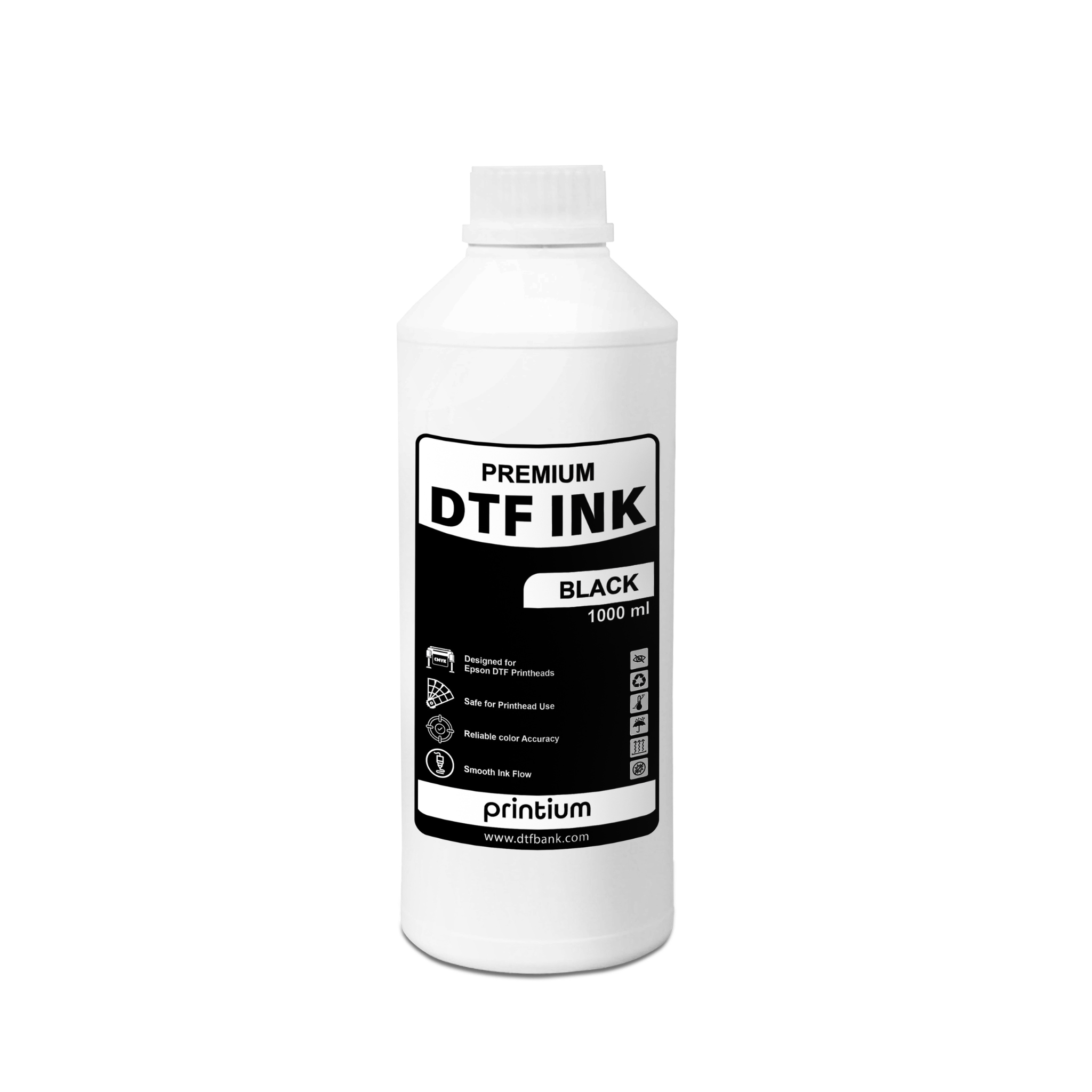 Premium DTF Ink - Black 1000 ml