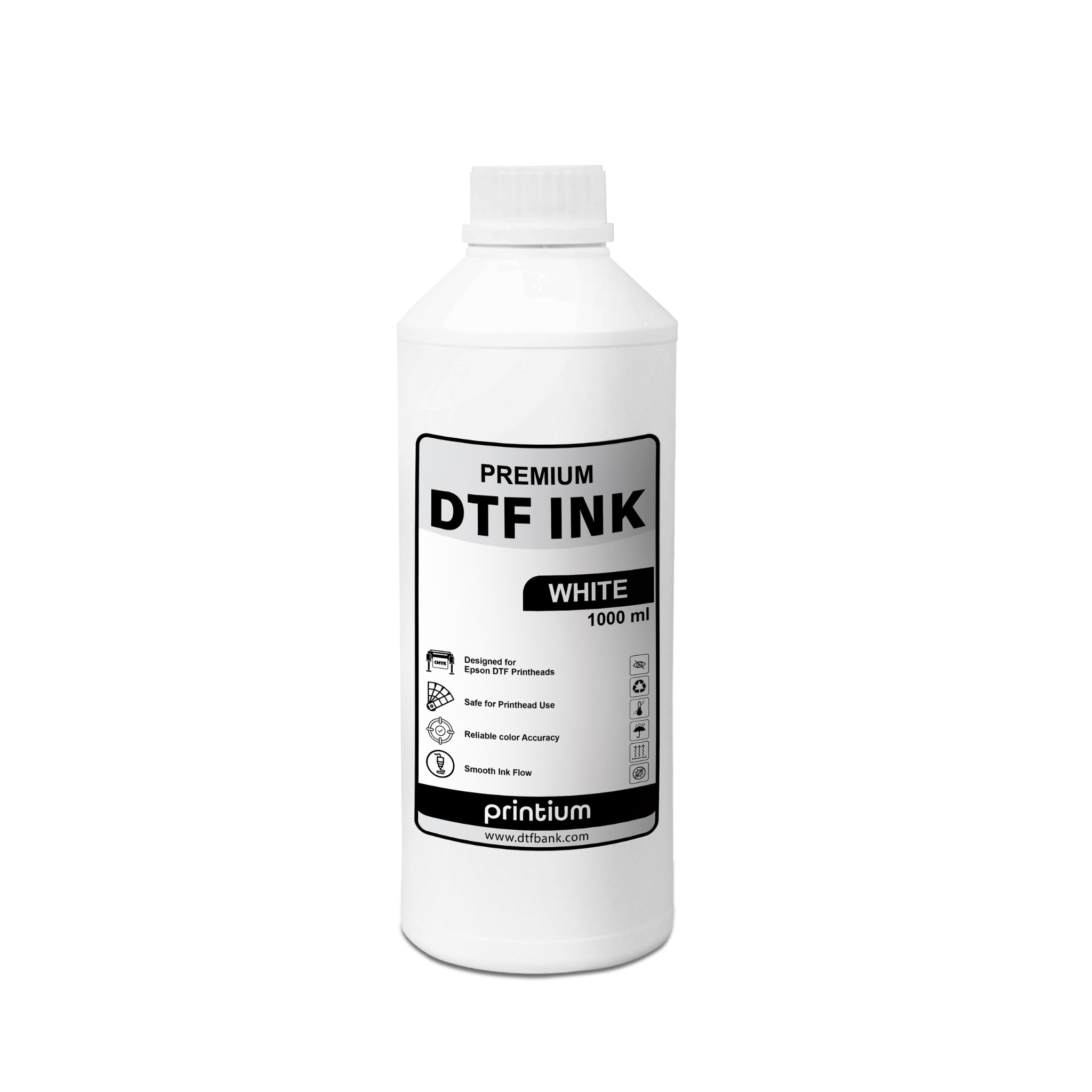 Premium DTF Ink - White 1000 ml